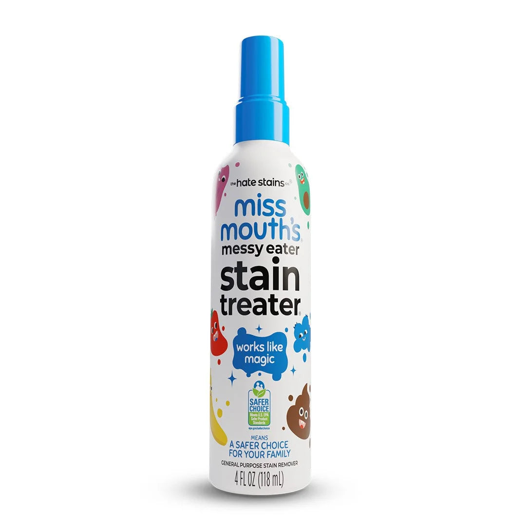 Miss Mouth'S Messy Eater Stain Treater Spray for Baby & Kids, 4 Fl Oz, Newborn & Baby Essentials, Stain Remover for Food, Grease, & More, Gentle on Laundry