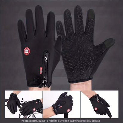 Winter Gloves for Men Women Touchscreen Warm Outdoor Cycling Driving Motorcycle Cold Gloves Windproof Non Slip Gloves