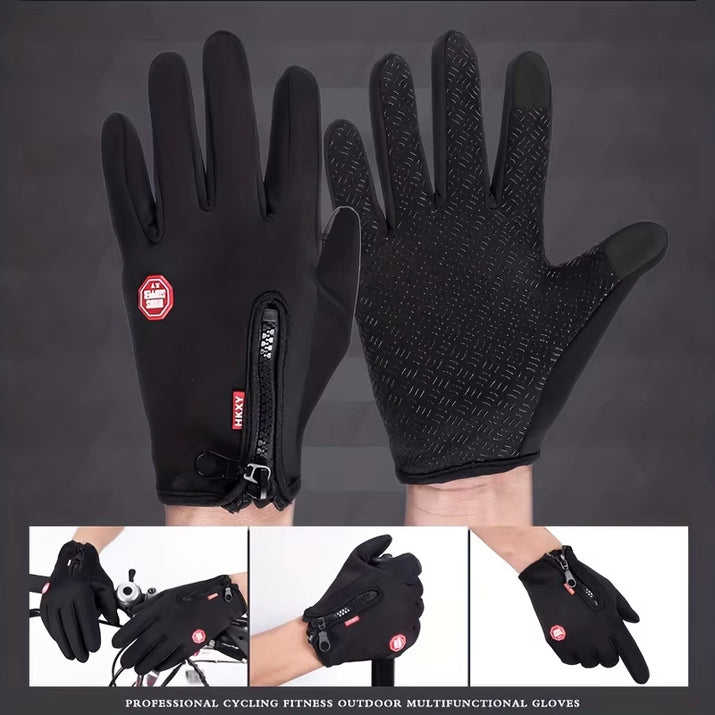 Winter Gloves for Men Women Touchscreen Warm Outdoor Cycling Driving Motorcycle Cold Gloves Windproof Non Slip Gloves